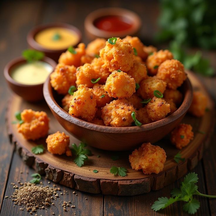 popcorn chicken poutine