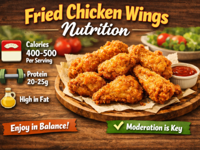 fried chicken wings nutrition