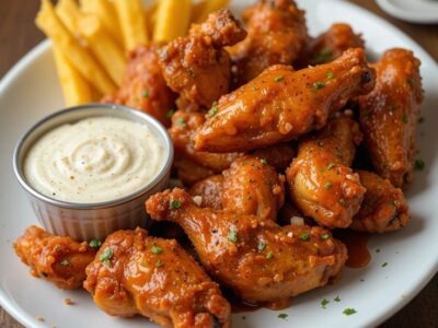 how to warm chicken wings