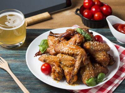 what goes with chicken wings